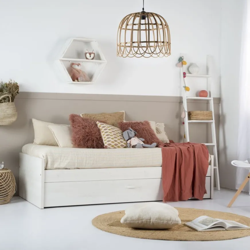 Enfant Banak Hansel Lit superposé pour matelas de 90x190