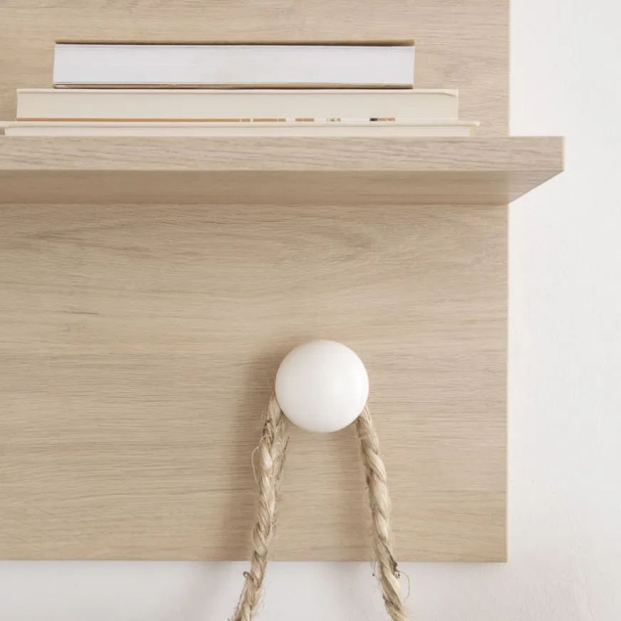 Enfant Banak Hansel Porte-manteau mural avec étagère