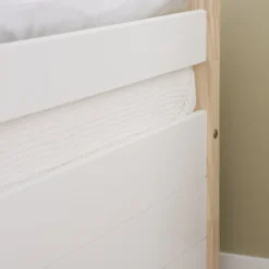 Enfant Banak Haus Cama con forma de casa y somier de arrastre para colchón de 90x190 lacada e