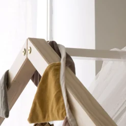 Enfant Banak Haus Cama con forma de casa y somier de arrastre para colchón de 90x190 lacada e