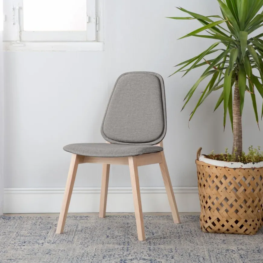 Banak Hudson Silla tapizada gris