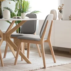 Banak Hudson Silla tapizada gris