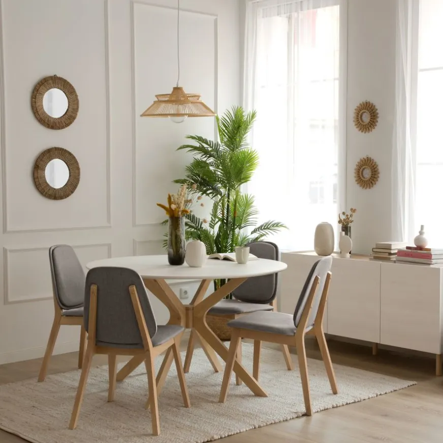 Banak Hudson Silla tapizada gris