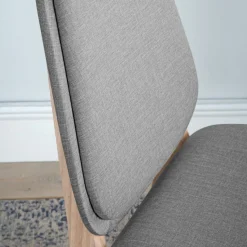 Banak Hudson Silla tapizada gris