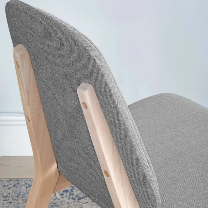 Banak Hudson Silla tapizada gris