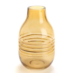 Banak Huka Vase moutarde h22