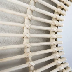 Banak Ike Miroir 60d rotin naturel