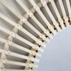 Banak Ike Miroir 60d rotin naturel