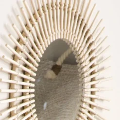 Banak Ike Miroir 60d rotin naturel