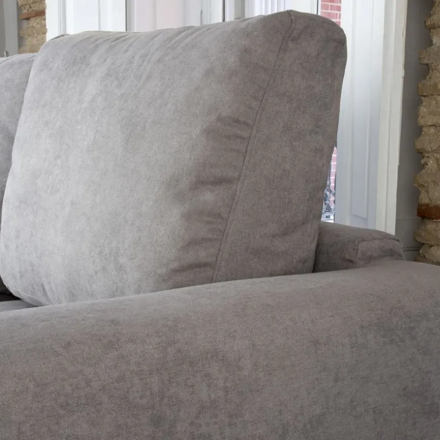 Banak Jagger Canapé d'angle gauche 4 places gris