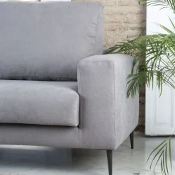 Banak Jagger Canapé d'angle gauche 4 places gris