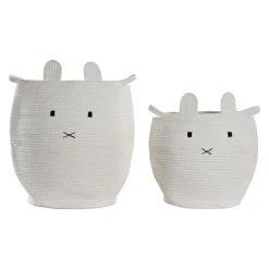 Enfant Banak Jalas Panier à linge 2 ensembles de coton blanc