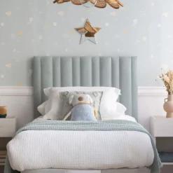 Enfant Banak Julie Tête de lit rembourrée pour lits de 90 et 105