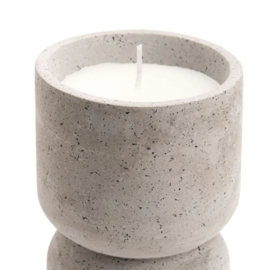 Banak Kamon Bougie en ciment et cire