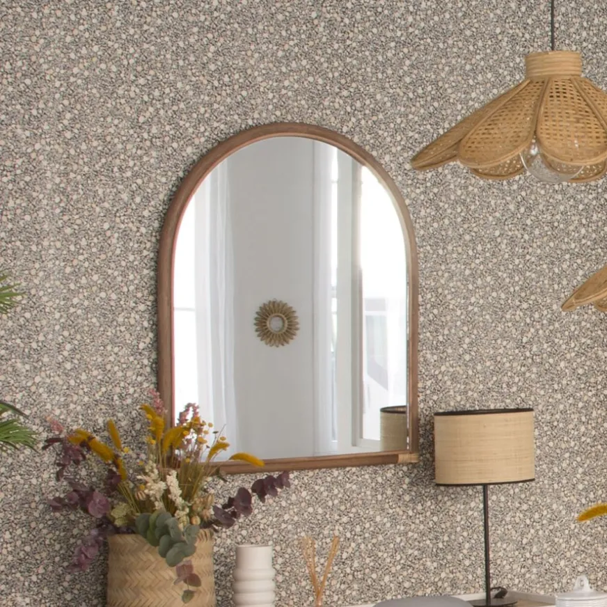 Banak Kanat Miroir mural en bois