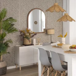 Banak Kanat Miroir mural en bois