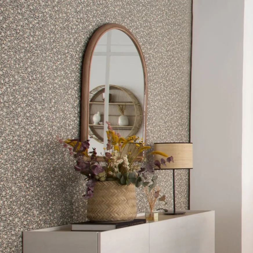 Banak Kanat Miroir mural en bois