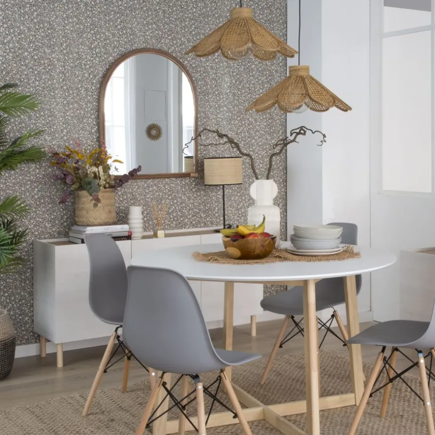 Banak Kanat Miroir mural en bois