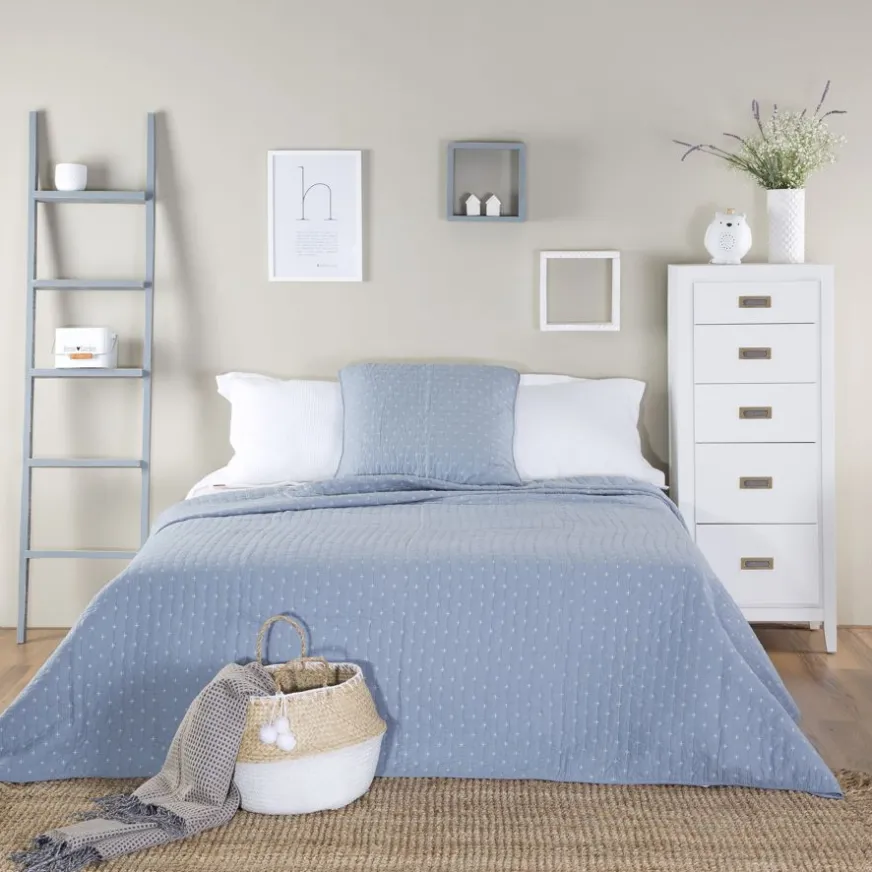 Banak Kehra Chiffonnier laqué en blanc