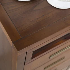 Banak Kenia Commode en bois de teck en couleur