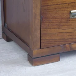 Banak Kenia Commode en bois de teck en couleur