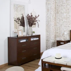 Banak Kenia Commode en bois couleur teck