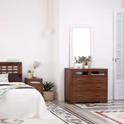 Banak Kenia Commode en bois couleur teck