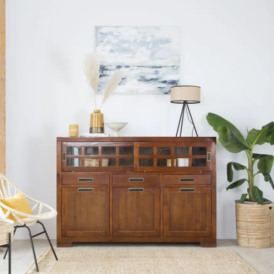 Banak Kenia Meuble en bois couleur teck