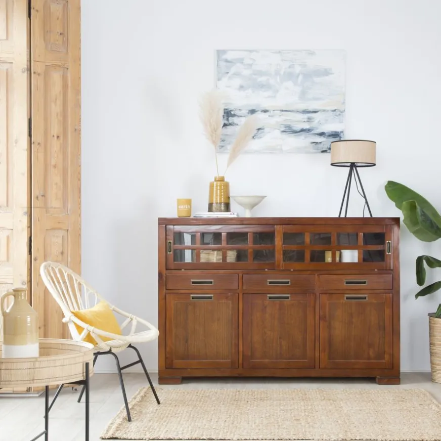 Banak Kenia Meuble en bois couleur teck