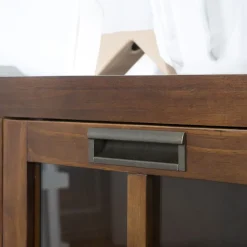 Banak Kenia Meuble tv en bois couleur teck