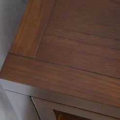 Banak Kenia Table de nuit en bois couleur teck