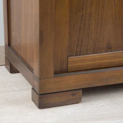 Banak Kenya Vitrine en bois de couleur teck