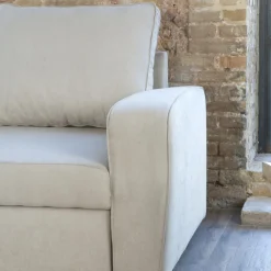 Banak Kubor Canapé-lit d'angle réversible 3 places beige