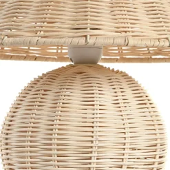 Banak Lampe De table en rotin kales