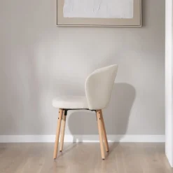 Banak Lauder Chaise tapissee blanche