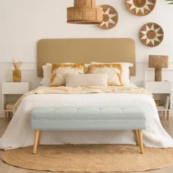 Banak Lean Banc rembourré gris