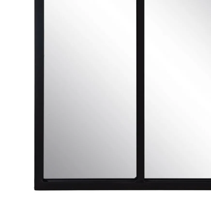 Banak Lemar Miroir mural en métal et verre