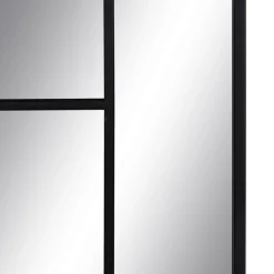 Banak Lemar Miroir mural en métal et verre