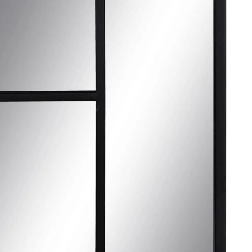 Banak Lemar Miroir mural en métal et verre