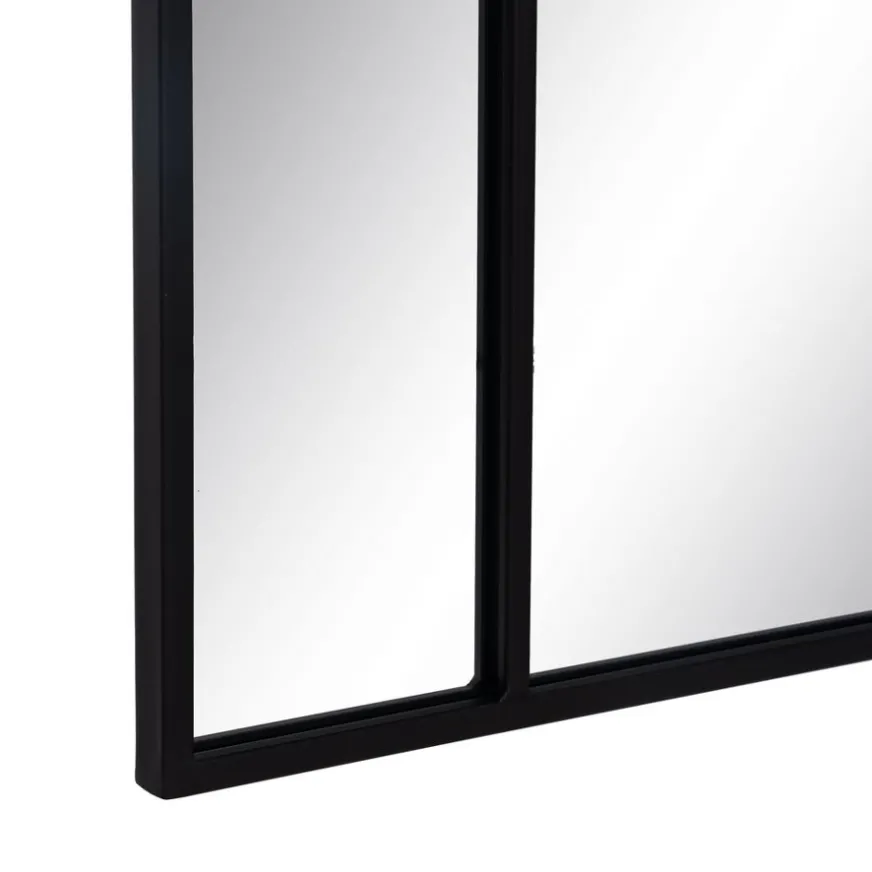 Banak Lemar Miroir mural en métal et verre