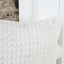 Banak Lest Coussin chevron crème