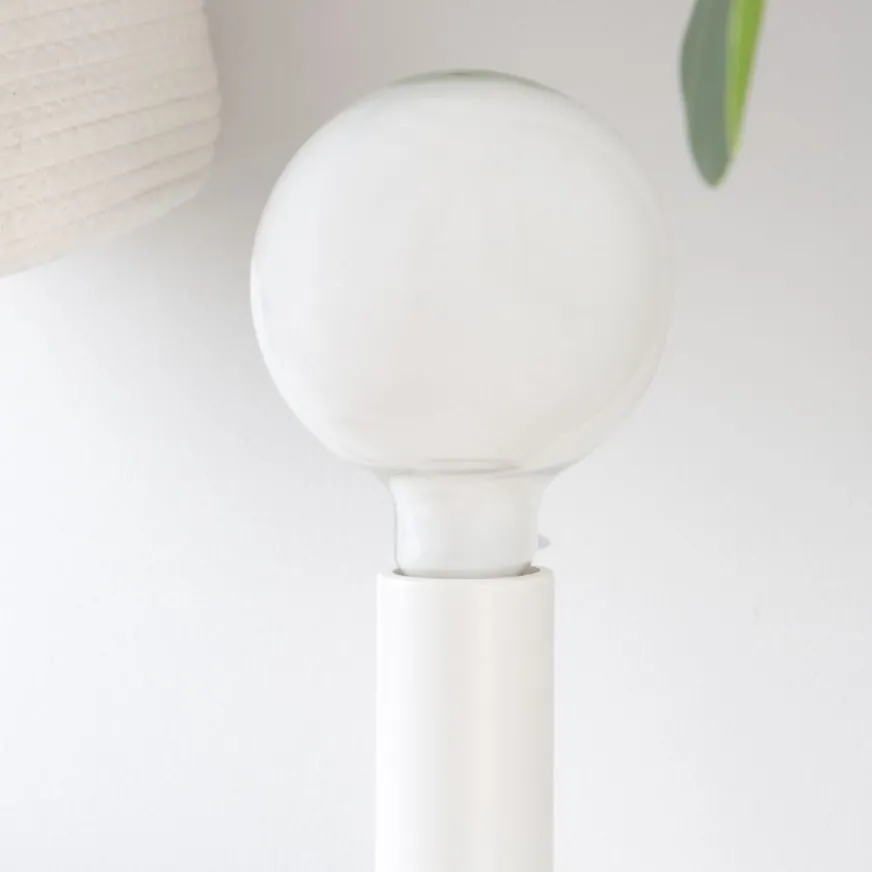 Enfant Banak Lille Lampe table blanc-câble anthracite