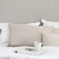 Banak Linho Taie d'oreiller