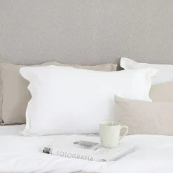 Banak Linho Taie d'oreiller