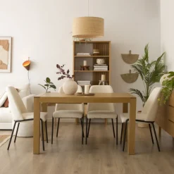 Banak Liv Chaise bouclette blanc