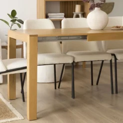 Banak Liv Chaise bouclette blanc