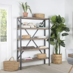 Banak Manila étagère en bois massif 125"