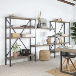 Banak Manila étagère en bois massif 125"