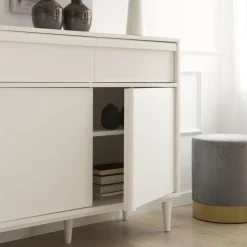 Banak Margot Buffet laqué en blanc