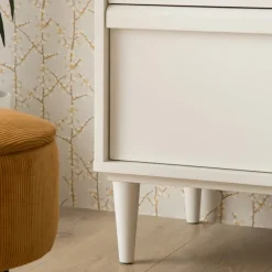 Banak Margot Commode en bois laqué blanc